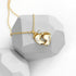 Personalised Baby Feet Plated Necklace PER4403