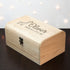 Personalised Baby Giraffe Keepsake Wooden Chest PER4187-SML