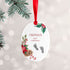 Personalised Baby's First Christmas Oval Ornament