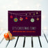 Personalised Baubles Christmas Tea Box PER5209