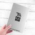Personalised Bear A5 Notebook PER3383-SIL