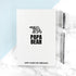 Personalised Bear A5 Notebook PER3383-WHT