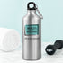 Personalised Best... Silver Water Bottle PER3164-BLU