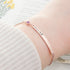 Personalised Birth Flower Swarovski Crystal Rose Gold Bracelet PER5618