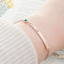 Personalised Birth Flower Swarovski Crystal Rose Gold Bracelet PER5624
