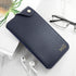 Personalised Leather Glasses Case PER3953-NAV