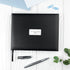 Personalised Black Leather Visitors Book PER3072-SML