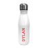 Personalised Bowling Water Bottle - Typewriter PER4935