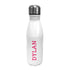 Personalised Bowling Water Bottle - Typewriter PER4937