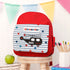 Personalised Boy's Red Mini Rucksack TM116