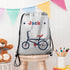 Personalised Boy's Silver Waterproof Swim Bag TM291