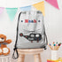 Personalised Boy's Silver Waterproof Swim Bag TM292