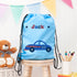 Personalised Boy's Sky Blue Waterproof Swim Bag TM276