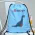 Personalised Boy's Sky Blue Waterproof Swim Bag TM277