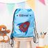 Personalised Boy's Sky Blue Waterproof Swim Bag TM278