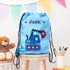 Personalised Boy's Sky Blue Waterproof Swim Bag TM280