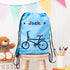 Personalised Boy's Sky Blue Waterproof Swim Bag TM281
