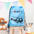 Personalised Boy's Sky Blue Waterproof Swim Bag TM282
