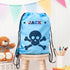 Personalised Boy's Sky Blue Waterproof Swim Bag TM284