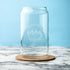 Personalised Bring On The Bubbly Can Glass