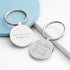 Personalised Brothers Round Keyring PER4084-SIL