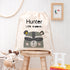 Personalised Children's Raccoon Cotton Nursery Bag TM487