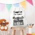 Personalised Children's Raccoon Cotton Nursery Bag TM488