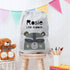 Personalised Children's Raccoon Cotton Nursery Bag TM489