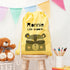 Personalised Children's Raccoon Cotton Nursery Bag TM492