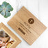 Personalised Christening Cross Midi Oak Photo Cube Keepsake Box PER3050-CRO