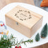 Personalised Christmas Eve Chest With Mistletoe Wreath PER5429