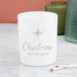 Personalised Christmas Star Candle Holder PER5369