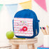 Personalised Circus Themed Blue Lunch Bag TM396