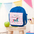 Personalised Circus Themed Blue Lunch Bag TM397