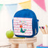 Personalised Circus Themed Blue Lunch Bag TM607