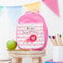 Personalised Circus Themed Pink Lunch Bag TM390