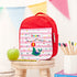 Personalised Circus Themed Red Lunch Bag TM606