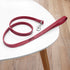 Personalised Classic Red Leather Dog Lead