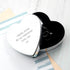 Personalised Classic Silver Heart Trinket Box PER3247-SAN