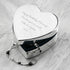 Personalised Classic Silver Heart Trinket Box PER3247-SCR