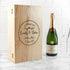 Personalised Couple Name In Heart Frame Wine Box PER3090-DBL