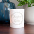 Personalised Couples Wreath Candle Holder PER5366