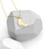 Personalised Crescent Moon Necklace PER4407