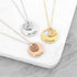 Personalised Cut-Out Heart Shape Necklace PER4128-RGL