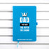 Personalised Dad The Legend A5 Notebook PER3377-BLU