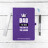 Personalised Dad The Legend A5 Notebook PER3377-PUR