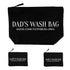 Personalised Daddy & Me Black Wash Bags PER2800-TWO