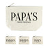Personalised Daddy & Me Cream Wash Bags PER2801-THR