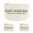 Personalised Daddy & Me Cream Wash Bags PER2801-TWO