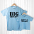 Personalised Daddy and Me Here Comes Trouble Blue T-Shirts PER2906-X34